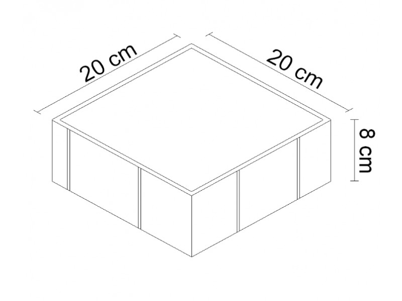 PLAK TAŞI 20x20 Resmi